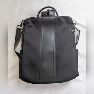 Anti-Theft Black Backpack